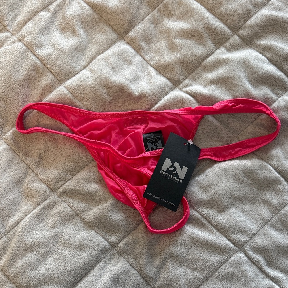 N2N Bright Pink Thong - Picture 2 of 3